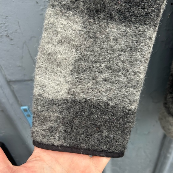 Wilfred Free Grey Plaid Off Duty Jacket, Small - Picture 6 of 11